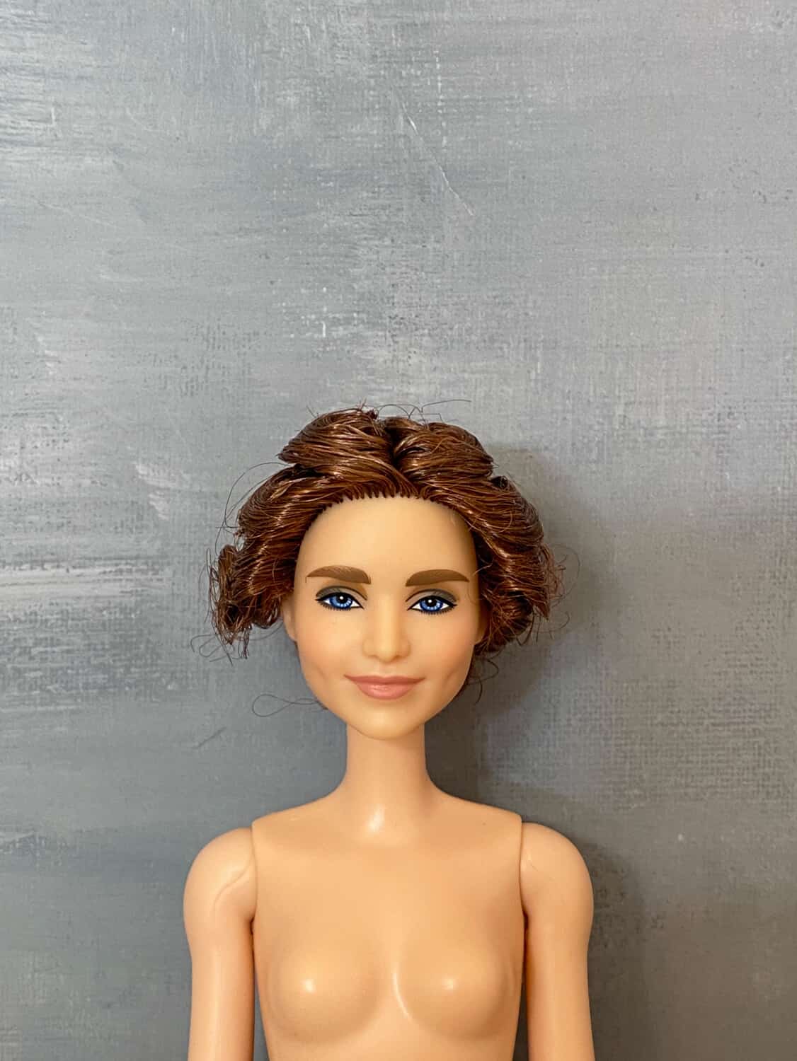 Repintado facial personalizado OOAK (ÚNICAMENTE) para muñeca de 12"