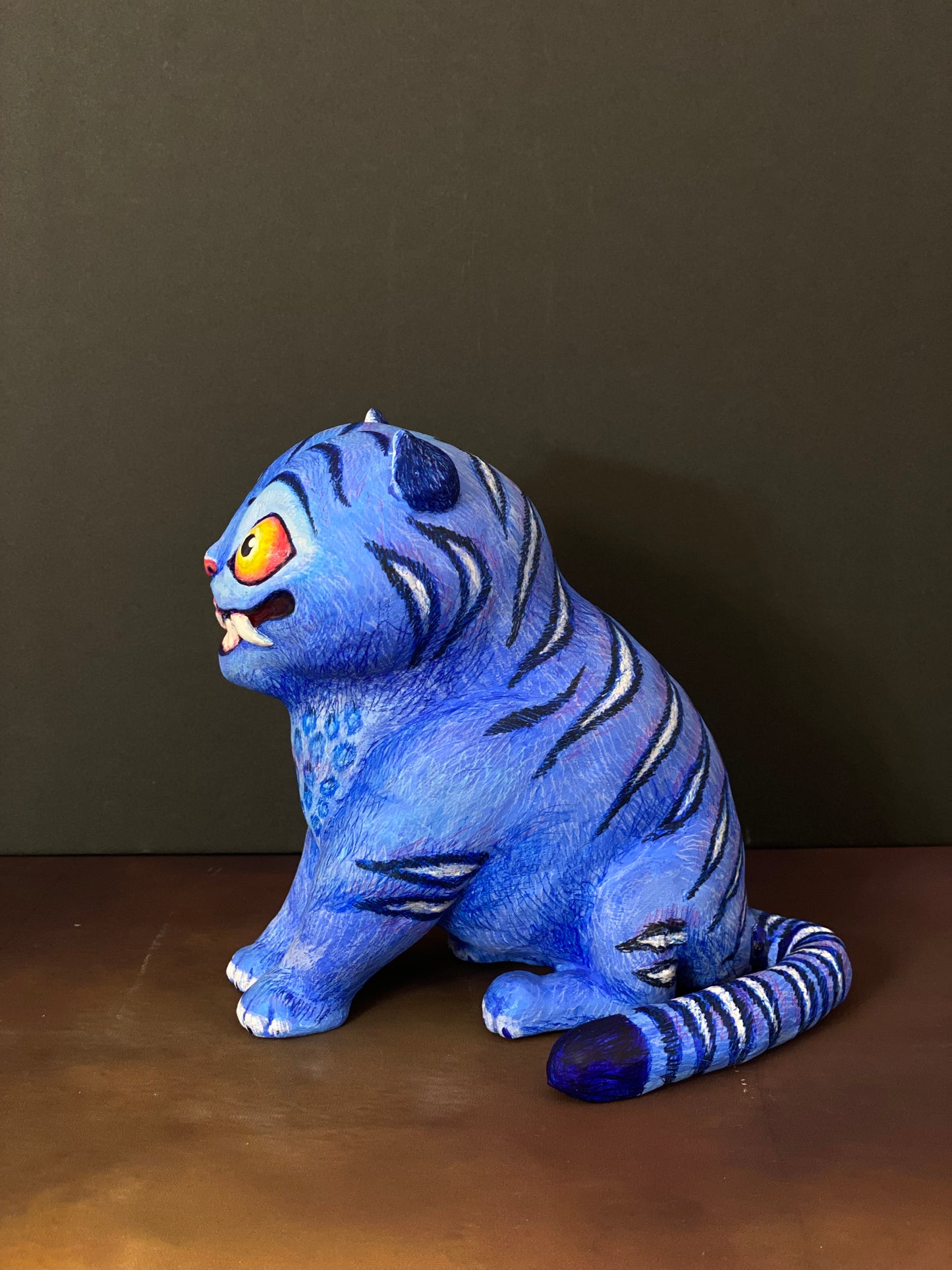 OOAK Tiger sculpture (Inspired from Kpop demon hunters)