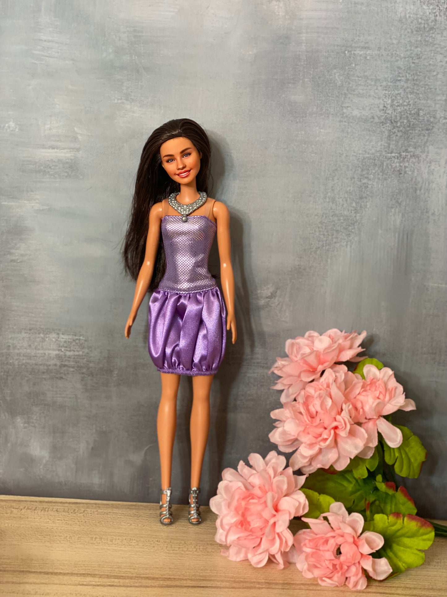 OOAK 12" face repainted doll.