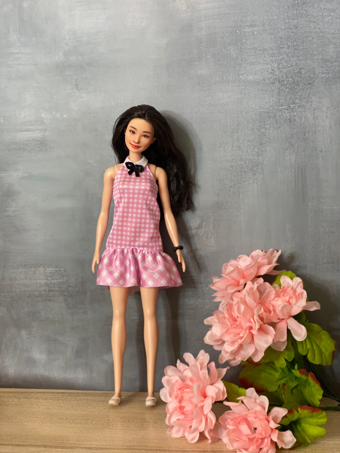 OOAK 12" face repainted doll.