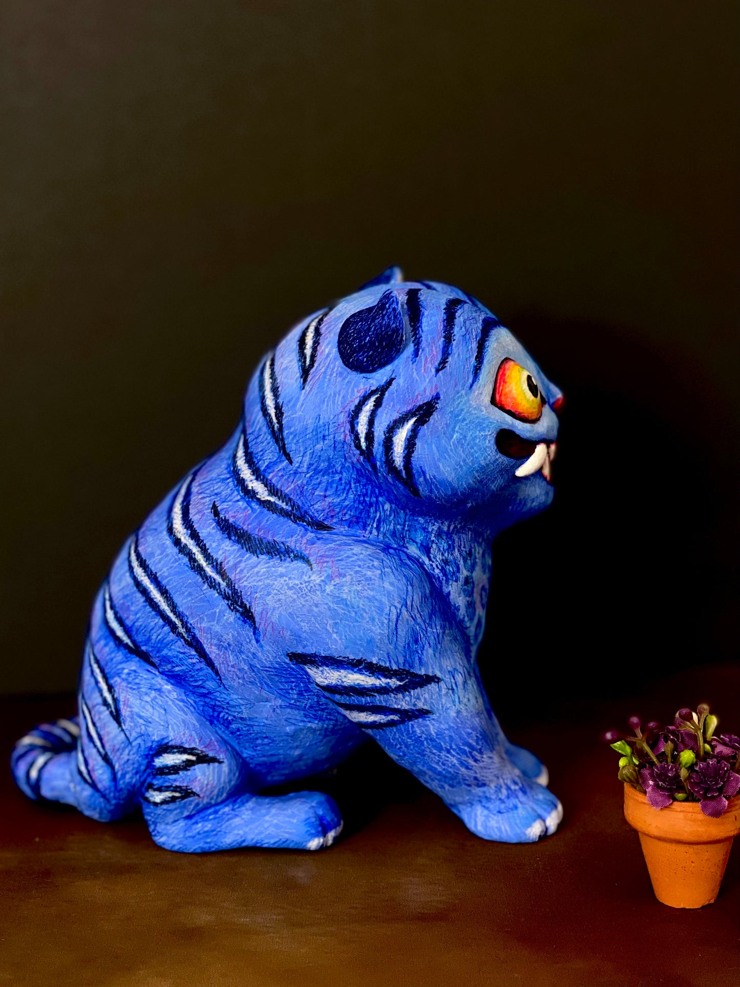 OOAK Tiger sculpture (Inspired from Kpop demon hunters)