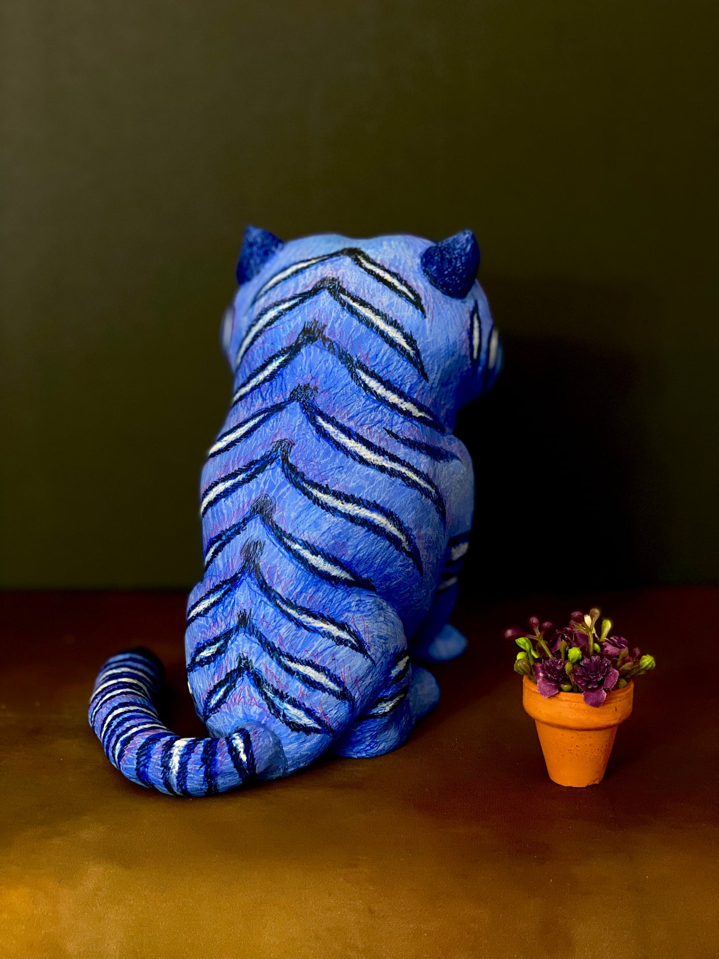 OOAK Tiger sculpture (Inspired from Kpop demon hunters)