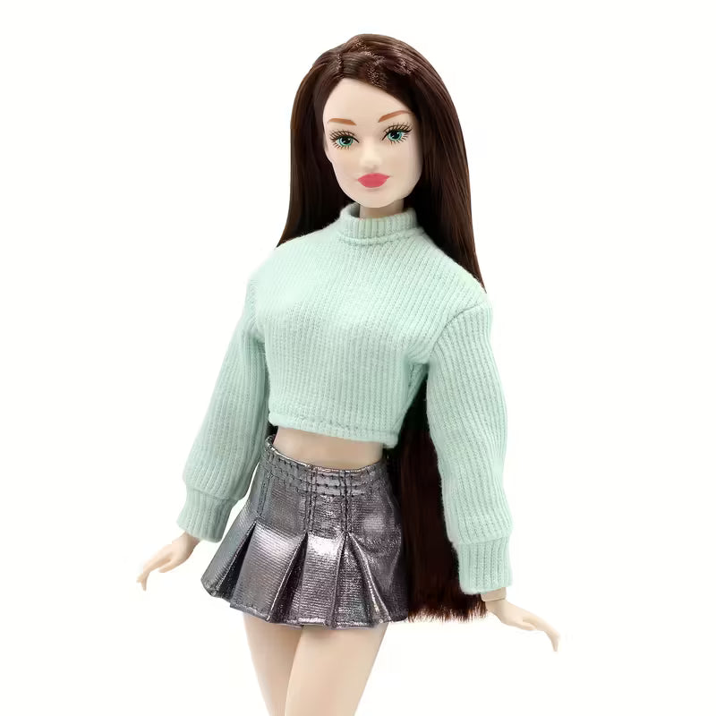 Repintado facial personalizado OOAK (ÚNICAMENTE) para muñeca de 12"