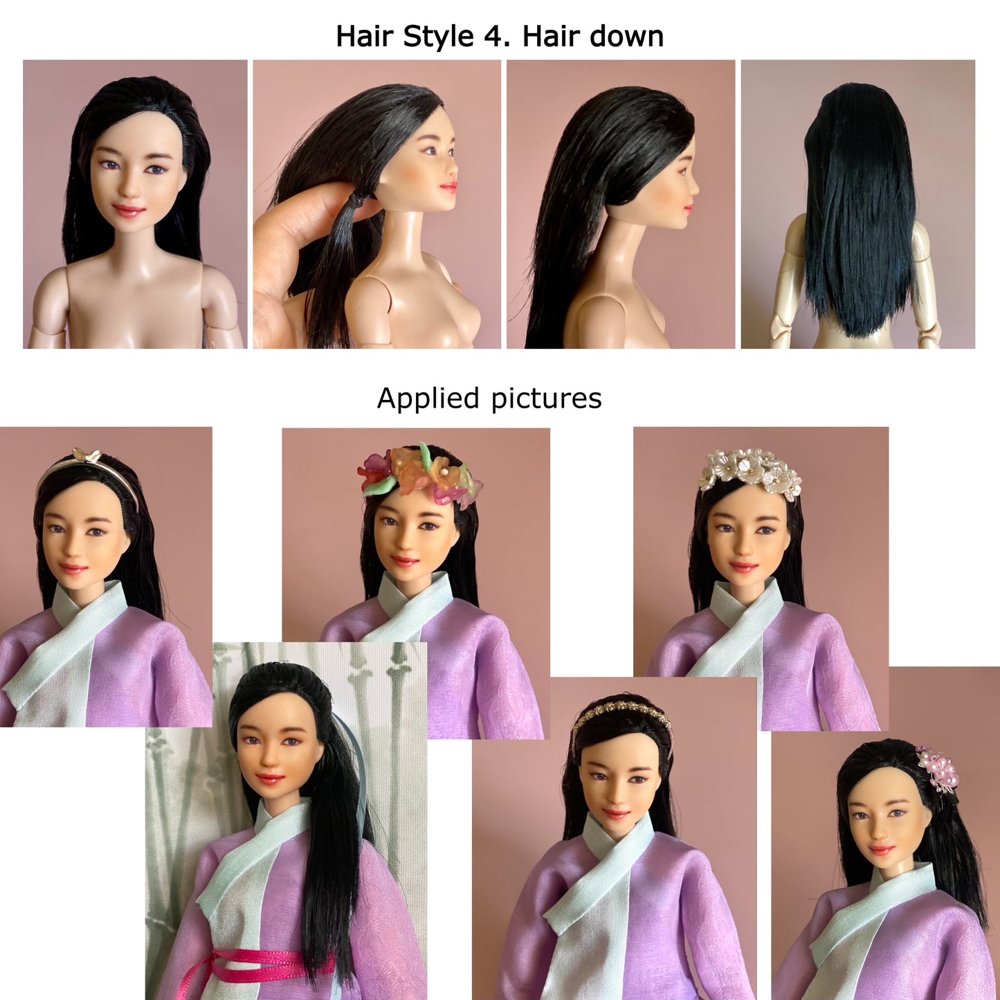 Hair styles for face repainting order