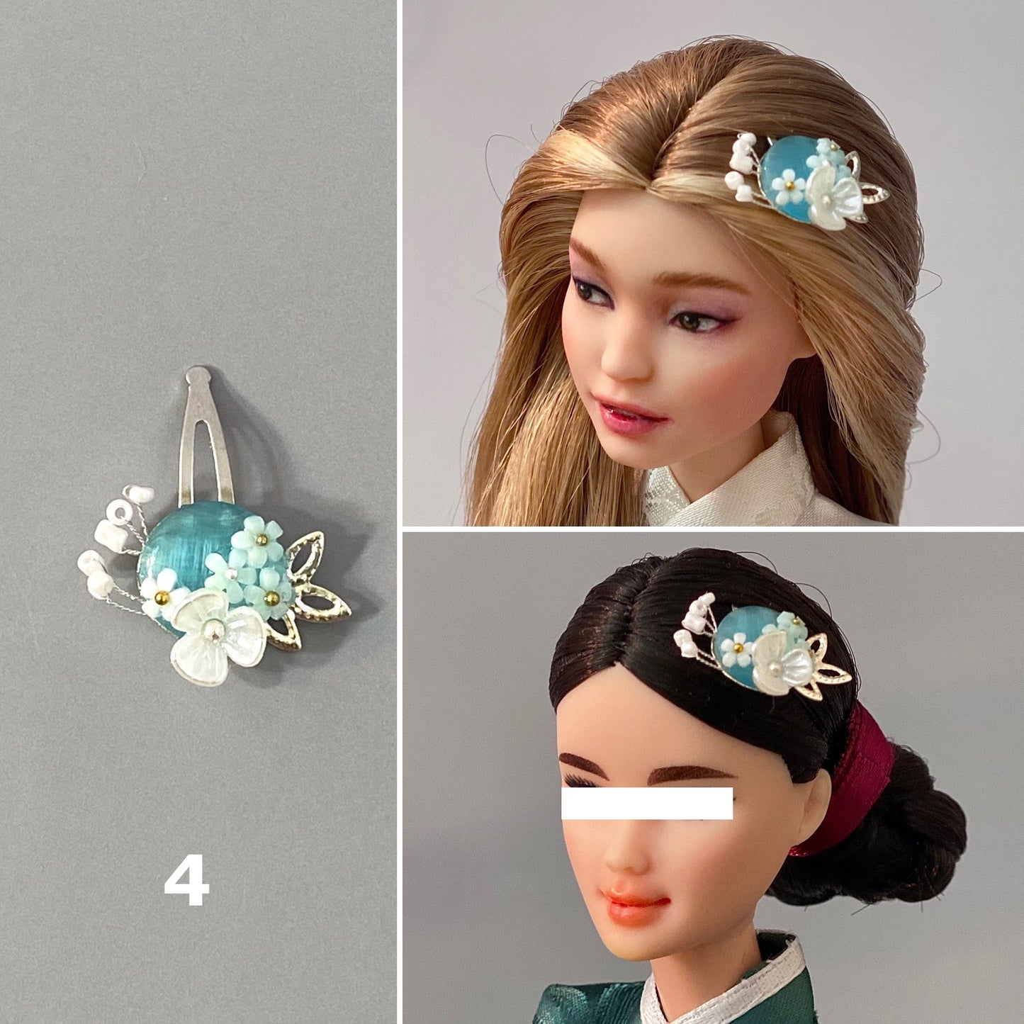 Doll Hanbok Hair Accessories -Rainbow