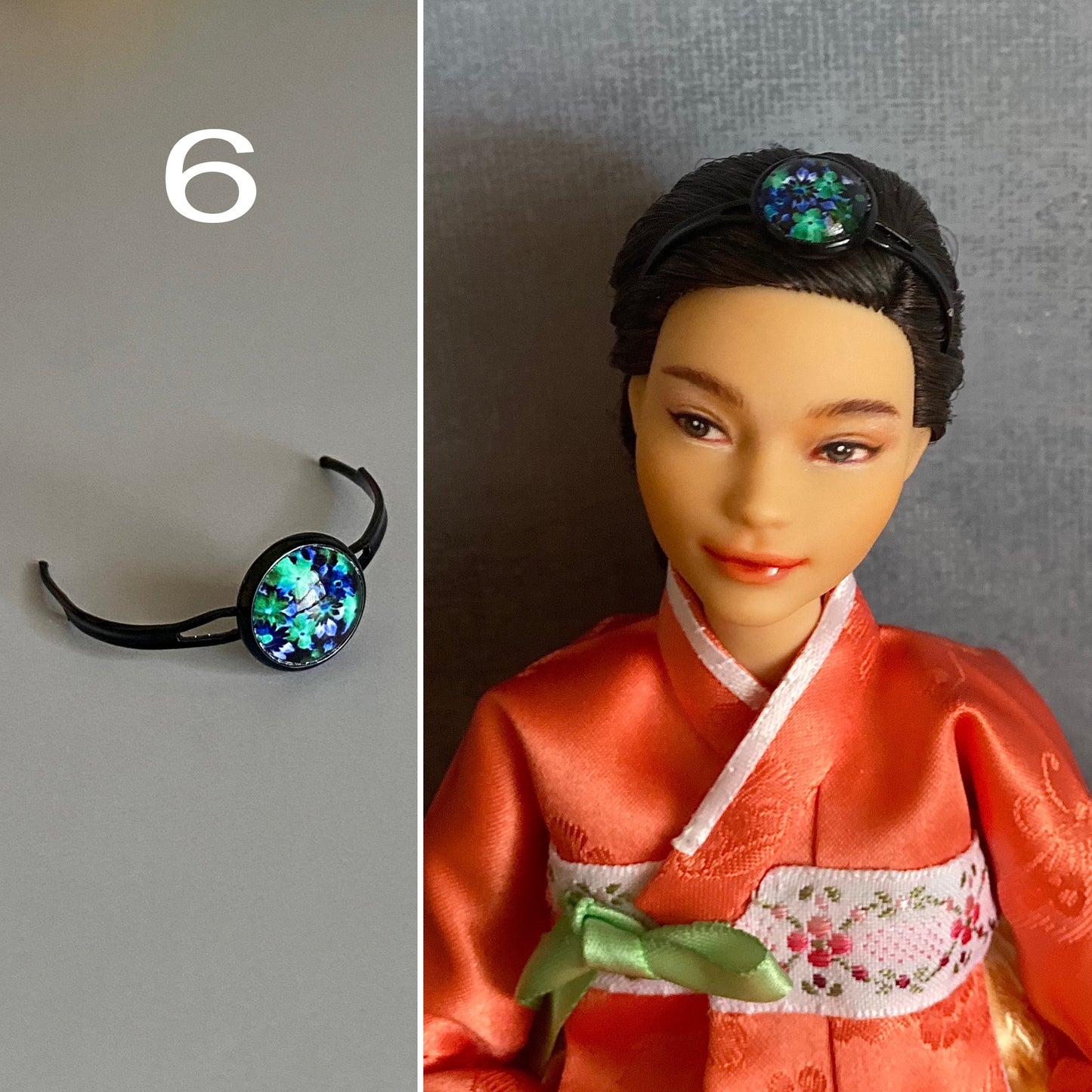 Doll Hanbok Hair Accessories for 12 inch doll - Bassi hair bands