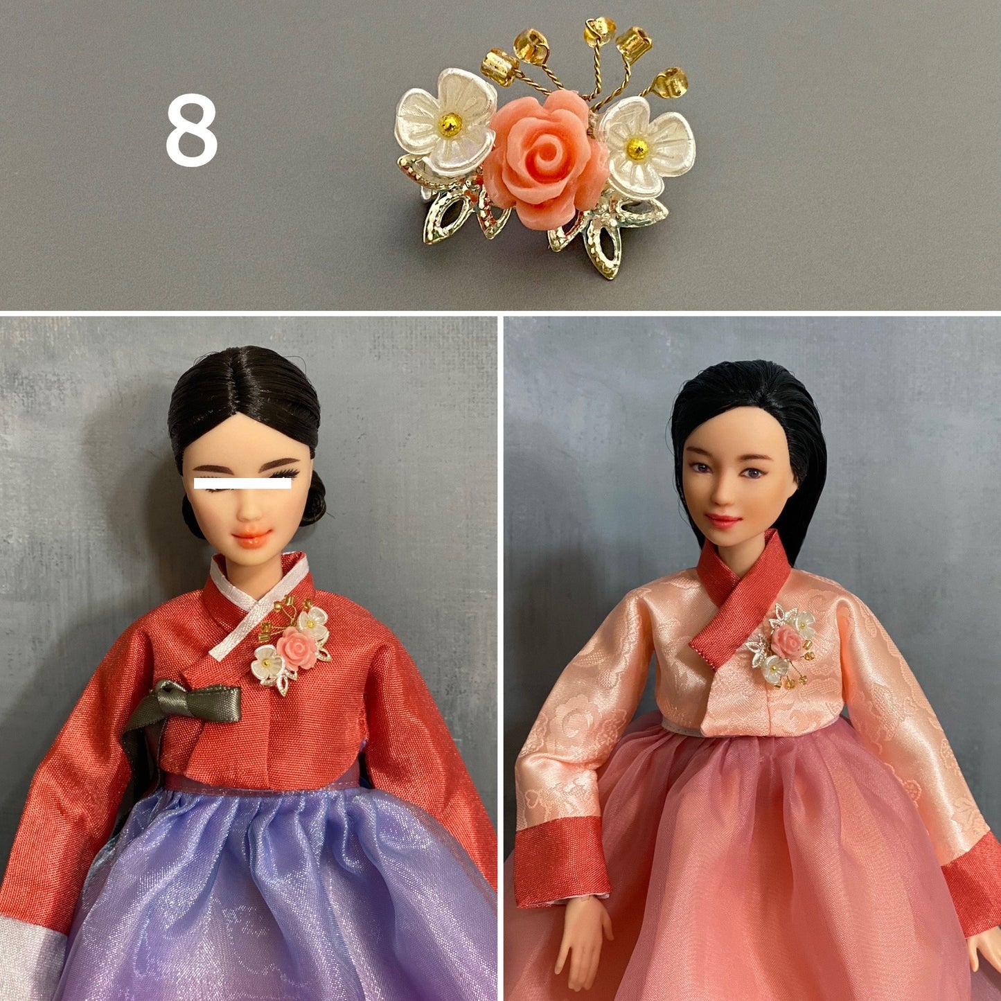 Doll Hanbok Accessories/ Upper garment deco