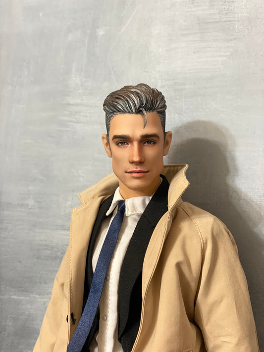 Commissioned 13" male doll for DC