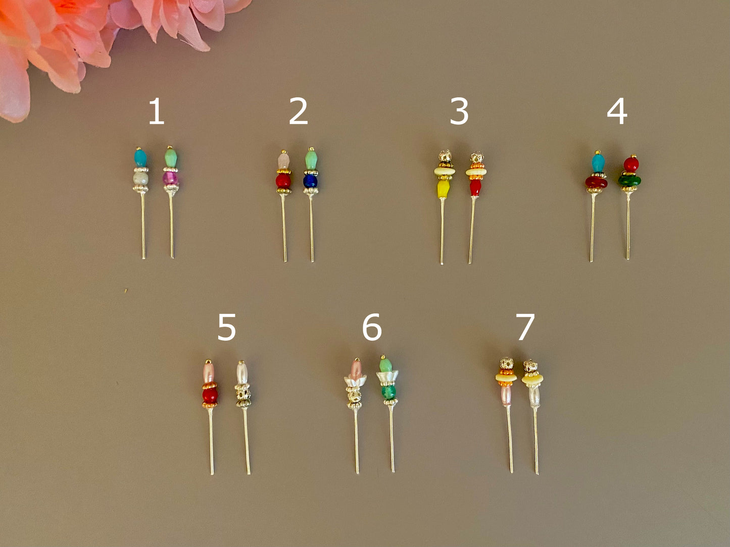 Doll Hanbok Hair Accessories - mini hair stick pair