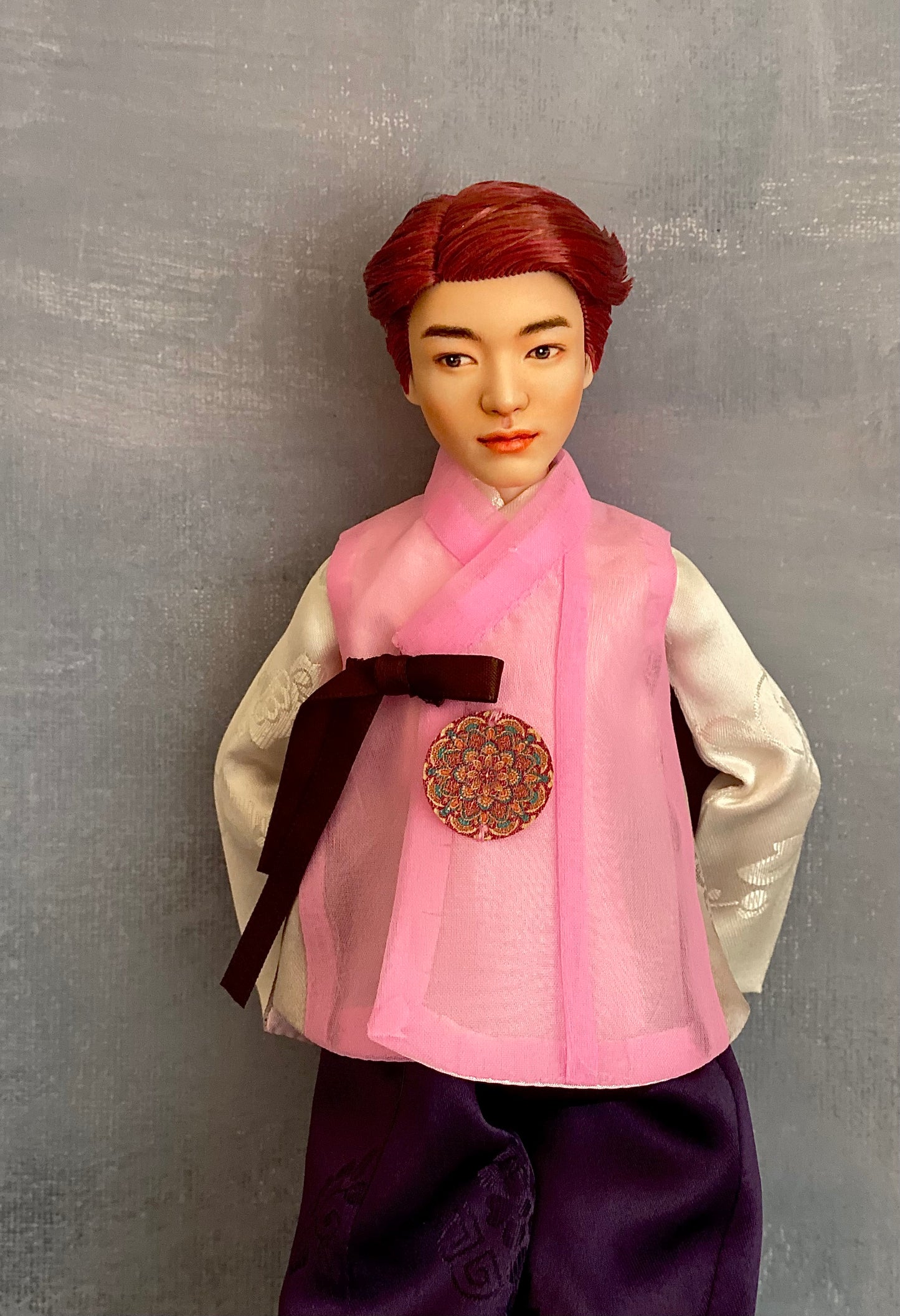 Hanbok para muñeco masculino de 12" - Conjunto de chaleco