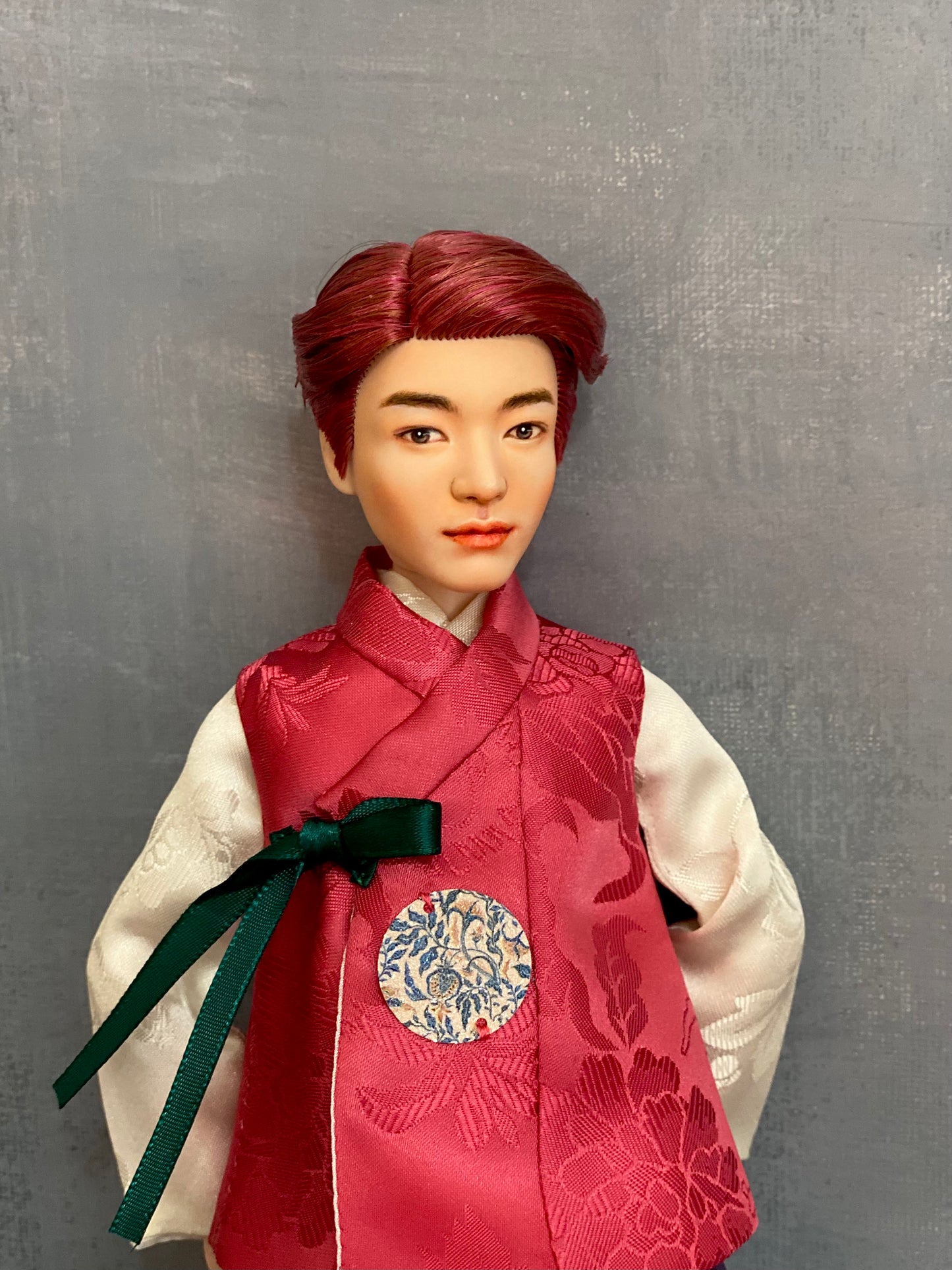 Hanbok para muñeco masculino de 12" - Conjunto de chaleco