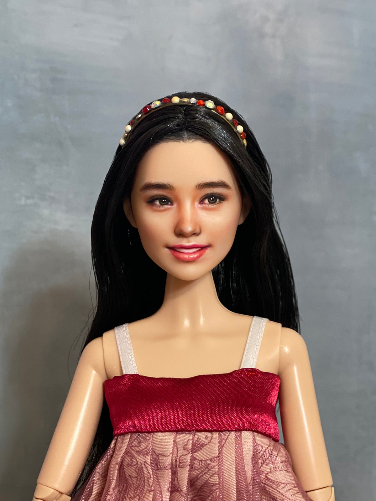 RESERVED FOR P- OOAK 12" female doll