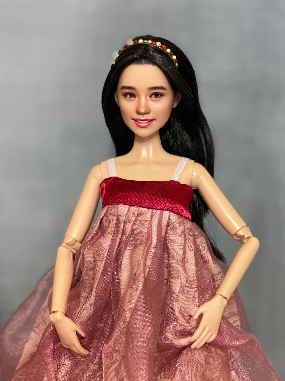 RESERVED FOR P- OOAK 12" female doll
