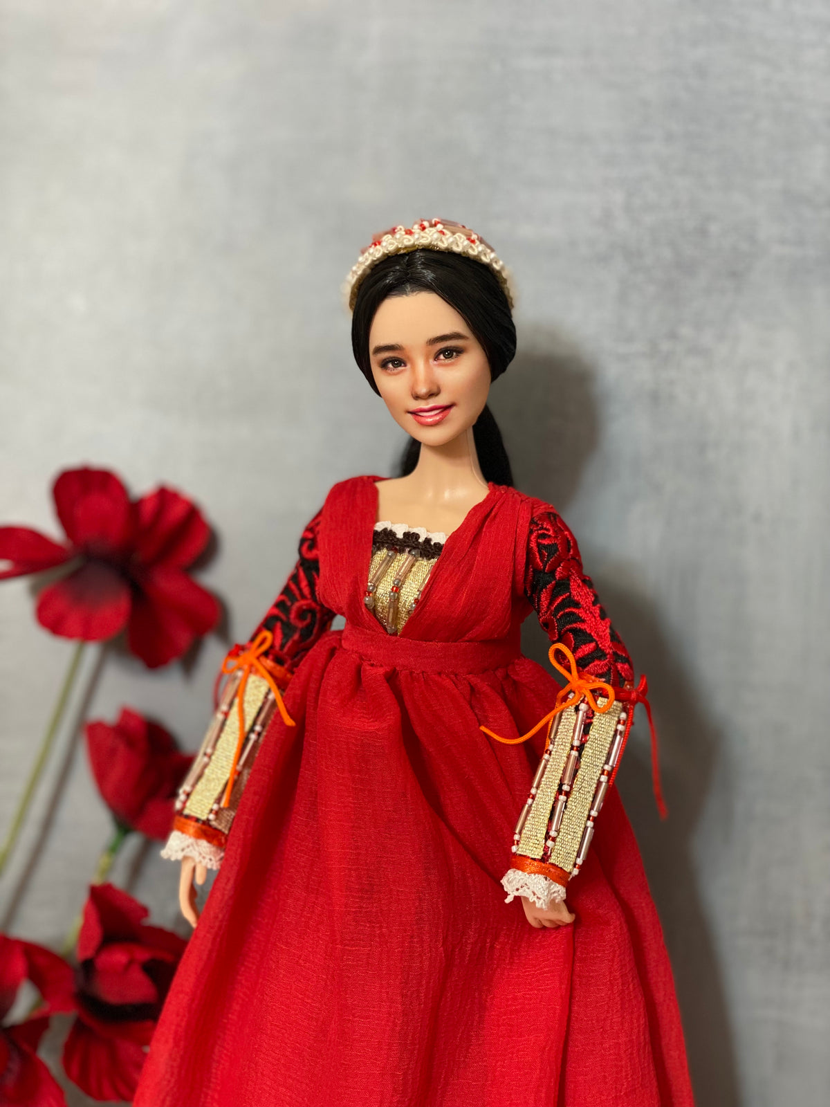 RESERVED FOR P- OOAK 12" female doll