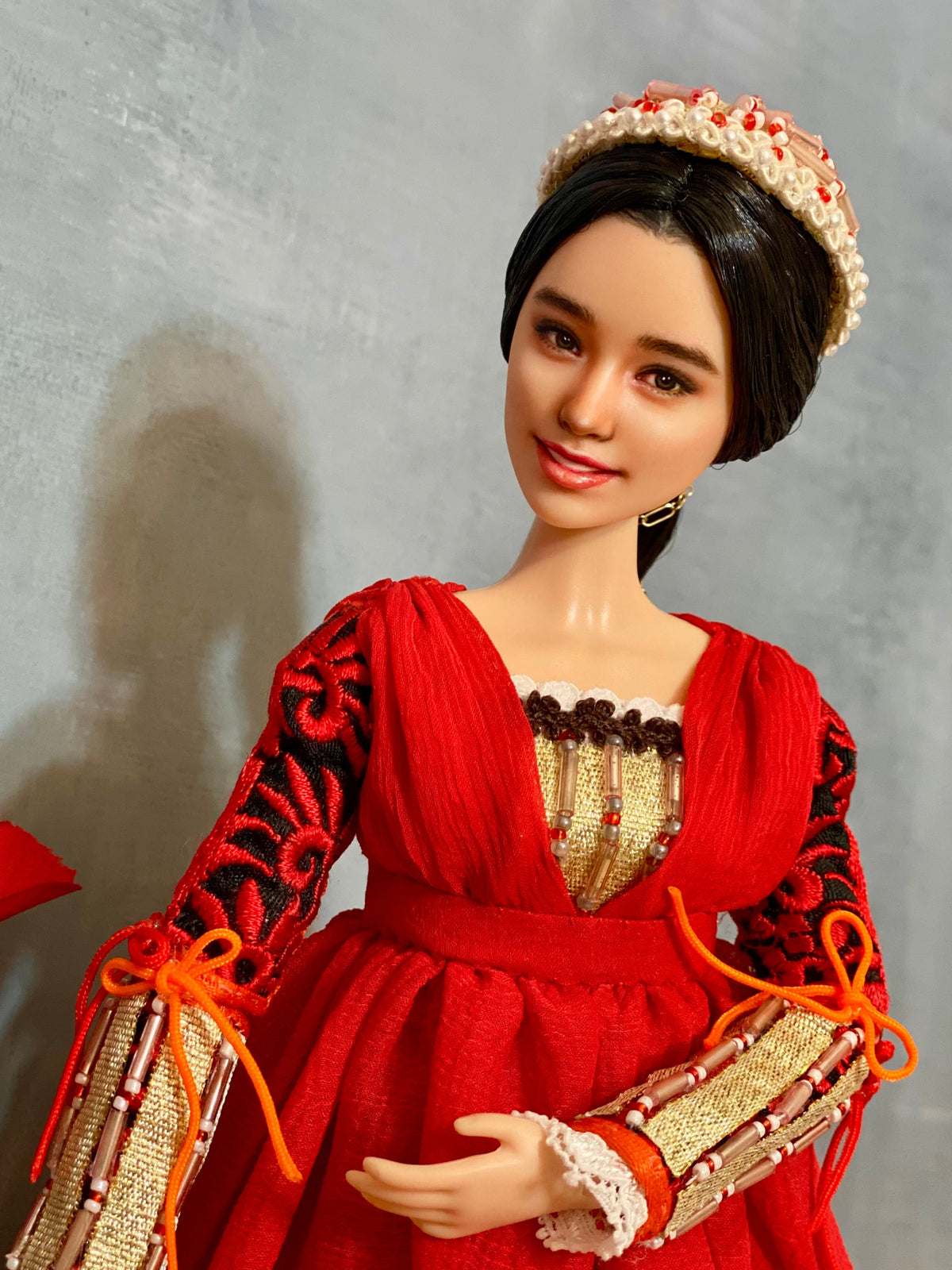 RESERVED FOR P- OOAK 12" female doll